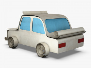 car sedan paper v 1 3D Model