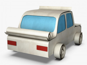 car sedan paper v 1 3D Model