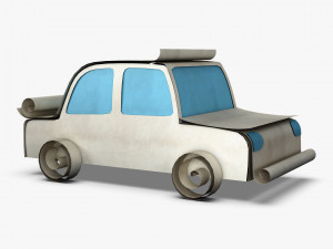 car sedan paper v 1 3D Model