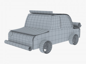 car sedan paper v 1 3D Model