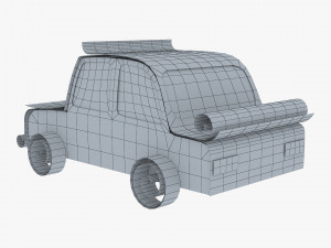 car sedan paper v 1 3D Model