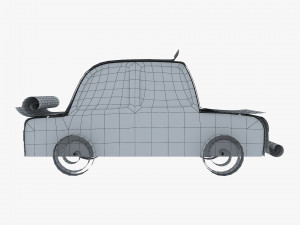 car sedan paper v 1 3D Model
