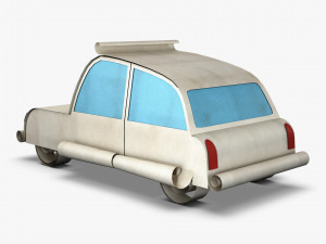 car hatchback paper v 1 3D 模型