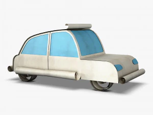 car hatchback paper v 1 3D Model