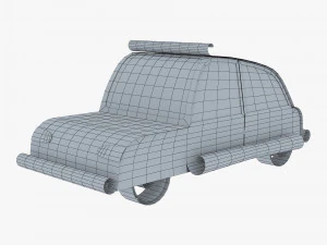 car hatchback paper v 1 3D Model