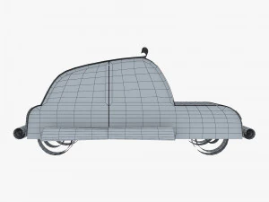 car hatchback paper v 1 3D Model