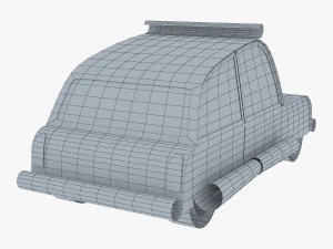 car hatchback paper v 1 3D Model