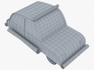 car hatchback paper v 1 3D 模型