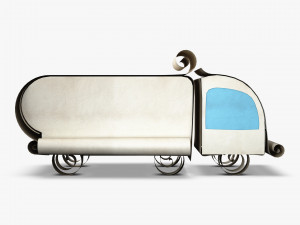 truck box paper v 1 3D Model