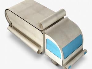 truck box paper v 1 3D Model