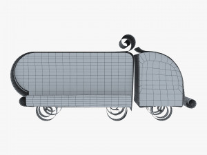 truck box paper v 1 3D Model