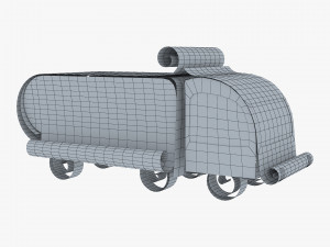 truck box paper v 1 3D Model