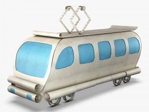 papel de bonde v 1 Modelo 3D