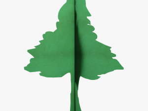 conifer tree paper v 1 3D Model