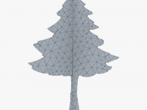 conifer tree paper v 1 3D Model