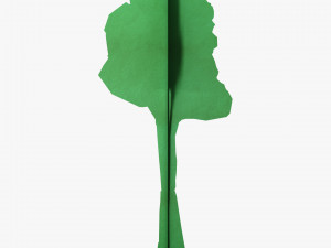 fagaceae tree paper v 1 3D Model