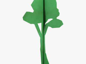 fagaceae tree paper v 1 3D Model
