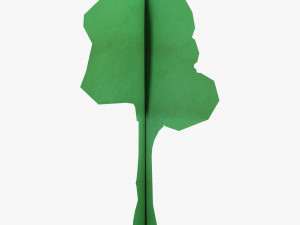 fagaceae tree paper v 1 3D Model