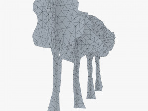 fagaceae tree paper v 1 3D Model