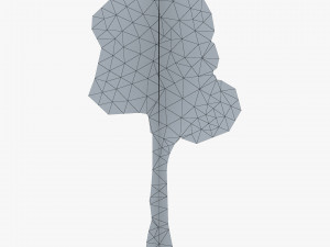 fagaceae tree paper v 1 3D Model