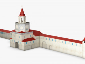 antique building paper v 1 Modèle 3D
