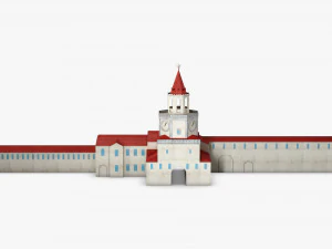 antique building paper v 1 3D Model