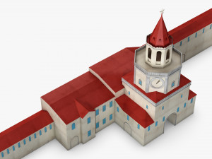 antique building paper v 1 Modelo 3D