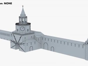 antique building paper v 1 3D Model