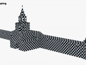 antique building paper v 1 3D Model