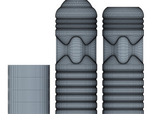 oil bottle collection 3D 模型