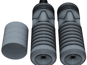 oil bottle collection 3D 模型