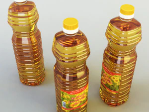 oil bottle collection 3D Model