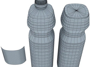 oil bottle collection 3D Model