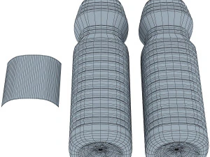 oil bottle collection 3D Model