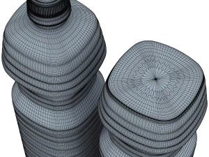 oil bottle collection 3D Model