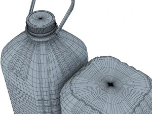 oil bottle collection 3D Model