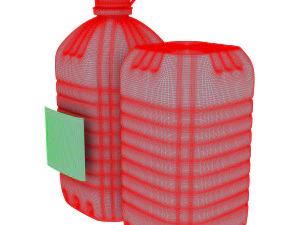 oil bottle collection 3D Model
