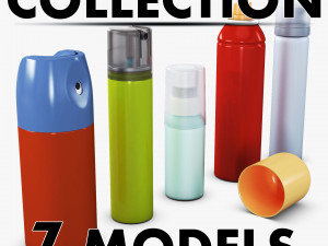 spray can collection volume 1 3D Model