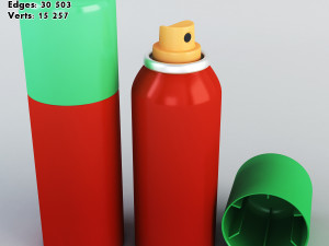 spray can collection volume 1 Model 3D