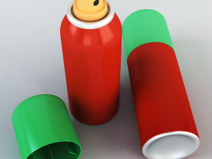 spray can collection volume 1 Model 3D