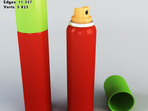 spray can collection volume 1 Model 3D