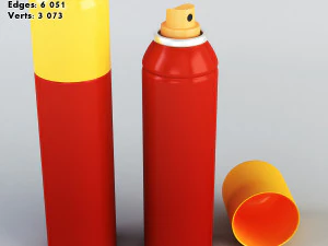 spray can collection volume 1 3D Model