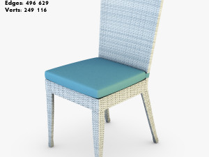 rexus furniture collection white Modelo 3D