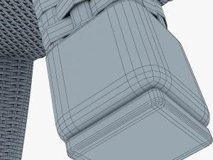 rexus furniture collection white 3D Model