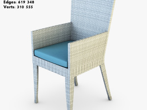 rexus furniture collection white Modelo 3D