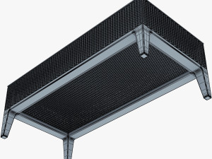 rexus furniture collection white Modelo 3D