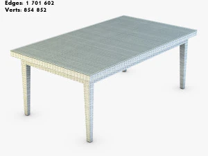 rexus furniture collection white 3D Model