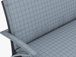 rexus furniture collection white 3D Model