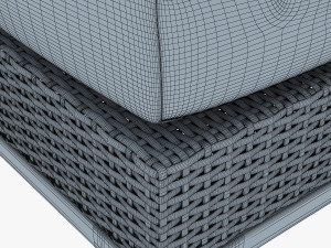 rexus furniture collection white Modelo 3D