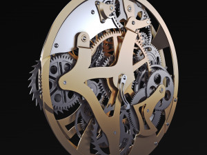 gear mechanism v 8 3D Model